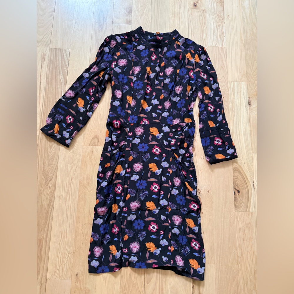 Ba&sh Maha High Neck Botanical Mini Dress Size US 8 *fits like US 4